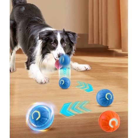 Balles Rebondissantes Interactives pour Chien Bleu, Lot de 2 Jouets Électriques Anti-ennui (1/5)