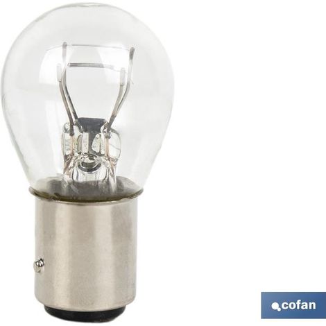 Lampe Cofán 2 Pôles Blanche Décalée P21/5W 12V