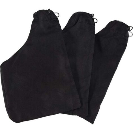 Sac à PoussièRe pour Scie Onglet, Collecteur de Noir avec Fermeture éClair et Support MéTallique, Pour Onglet Modèle 255 3 PièCes