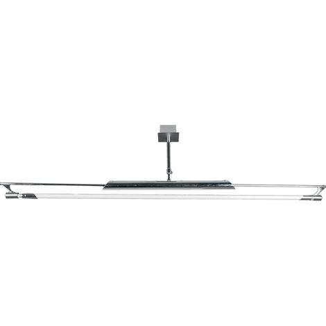 Lámpara de techo alforsita 1x54w g5 t5 l.130xan.8,5xal.reg.cm cromo