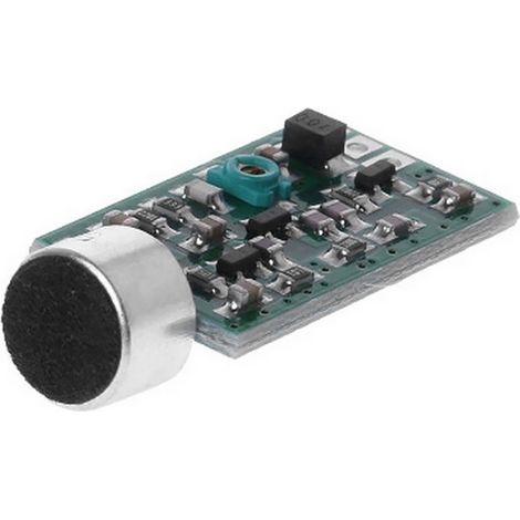 FM-Sendermodulplatine 0,7–9 V 88–108 MHz, drahtloses FM-Mikrofon-Audioübertragungsmodul, drahtlose Mikrofon-Senderplatine V4.0