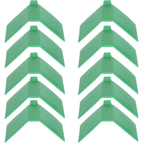10pcs Support de Repos de Pigeon, Cadre de Support de Repos de Pigeon en Plastique, Support de Cage de Repos de Colombe de Perche de Pigeon en Forme de V, Accessoires de Soutien de Fournitures D'oisea (1/5)