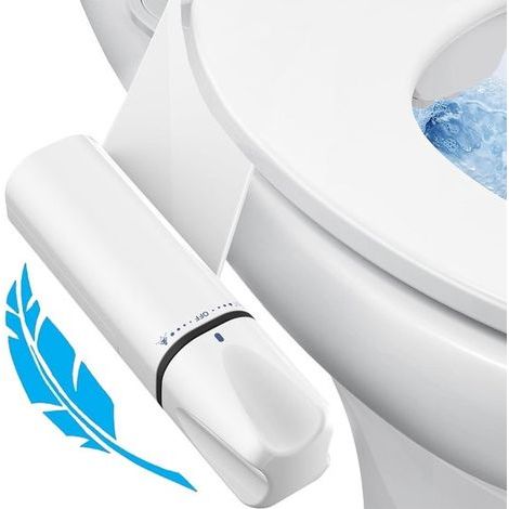 WC-Bidet – Mit 2 Sprühdüsen – Einfache Installation – Selbstreinigender Strahl – Einstellbarer Wasserdruck – Unkomplizierte Installation – WC-Bidet-Zubehör – Installationsvideo (1/5)