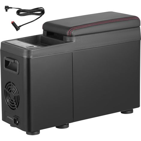 Mophorn Frigorifero per Auto, Frigorifero Bracciolo 12 V, Congelatore Zona Singola 8 L, Gamma Regolabile -20  20 ℃, Raffreddamento a Compressore 12/24 V CC e 100-240 V CA per Esterno, Campeggio