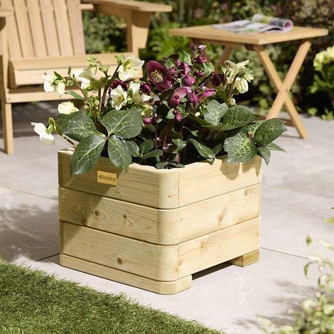 Rowlinson Marberry Square Planter 40cm (1/3)