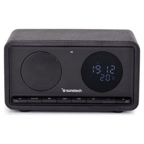 Radio Portátil Sunstech RPBT460/ Negra