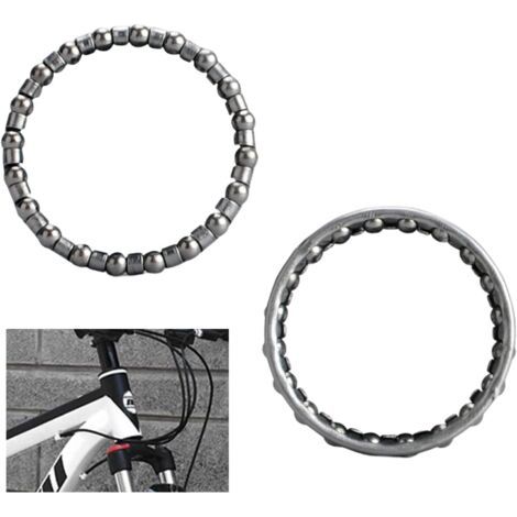 30 Pièces Roulement Cage a Bille Vélo Roulements pour Jeu de Direction Cages a Billes Roulements 40 mm Roulement à Billes Cages avec 20 Billes Cadre Fourche Avant Bead Headset pour Vélo de Mont (1/5)