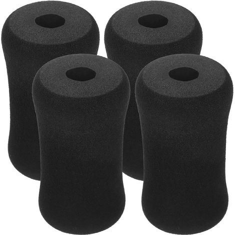 Lot de 4 manchons de rechange pour tapis de sol et rouleaux de protection pour appareils de musculation, notamment les machines d'extension des jambes, pour vos séances de fitness à domicile. (1/5)