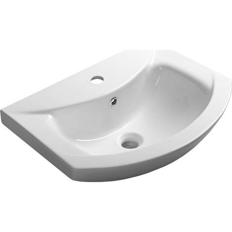 Sapho Zero - Lavabo per mobili 550x435 mm, bianco 6055