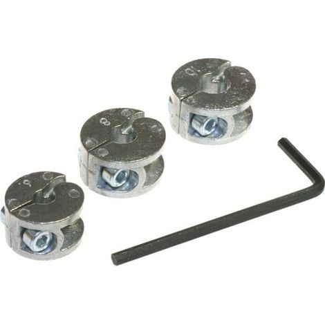 Juego de 3 topes de profundidad de madera, Diam.6, 8 y 10 mm WOLFCRAFT WOLFCRAFT