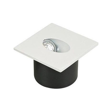 V-TAC VT-1109 3W quadratischer weißer LED-Einbaustrahler 3000k - sku 211209