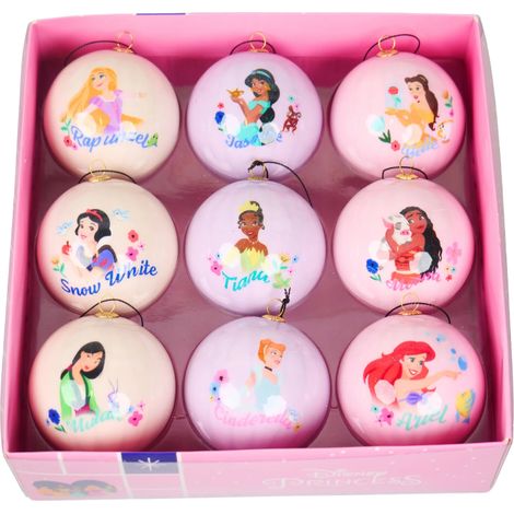 Kurt Adler KURT ADLER - Sfere principesse Disney 7cm Cod. DN90991