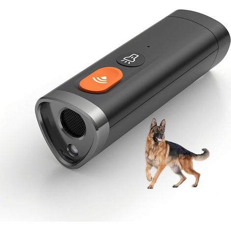 Ultraschall Antibellgerät mit Taschenlampe, modischer Hundeabwehrer, wiederaufladbar, langlebig, einfache Anwendung für das Hundeverhalten, für d (1/5)
