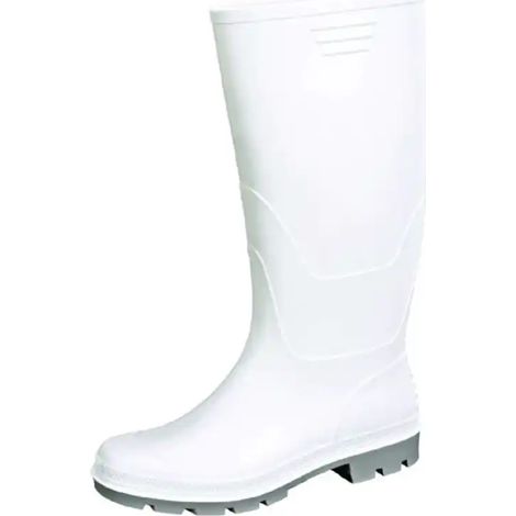 STIVALE IN PVC BIANCO MOD. 'GINOCCHIO' n° 42