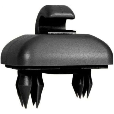 Gancio di ricambio per aletta parasole auto per Audi A1 A3 A4 A5 Q3 Q5 (8E0 857 562) A7 B6 B7 B8 S4 S5, nero