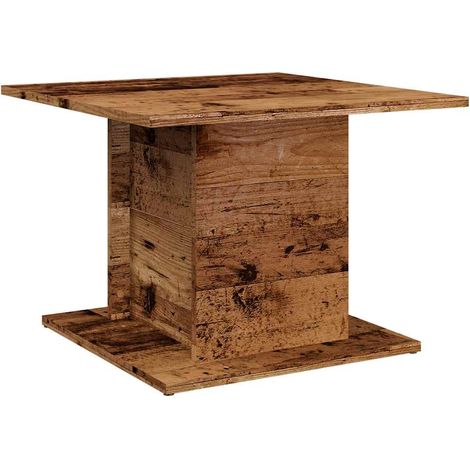 Maison Exclusive - Table basse vieux bois 55,5x55,5x40 cm bois d'ingénierie