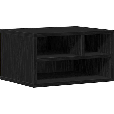 Support d'imprimante avec stockage Chêne noir 40 x 32 x 22,5 cm CFW44714 (1/5)