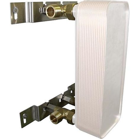 Fix.murale pour échang.chaleur 1 1/4"ép.mu.rac.équer.inc.1 1/4" f/m, 1/2"bouchon" (1/2)