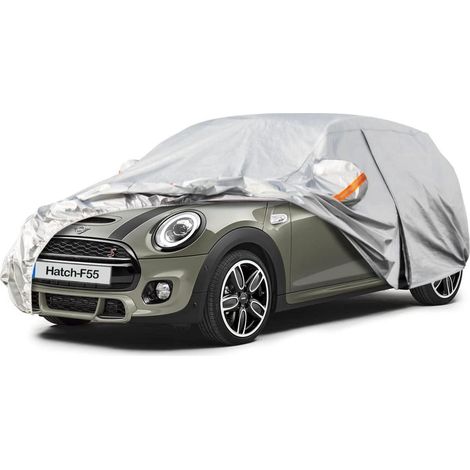 Autoabdeckung wasserdicht atmungsaktiv für Mini Hatch F55 (2014-2022) Silber (1/5)