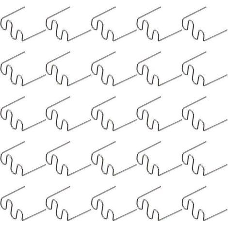 pair 500 Pièces Agrafes de Soudage Plastique 0.6mm pour Réparation Pare-Chocs Auto et Carrosserie (1/4)
