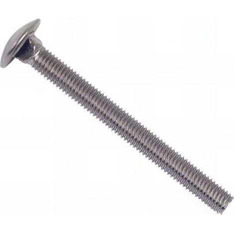 Vis tête ronde collet carré 6 x 35 mm TRCC INOX A2 - Boite de 200 pcs - Fixtout VTRCC06035A2