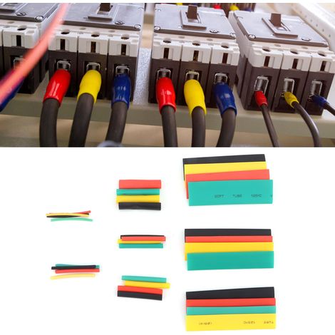 Set mit 328 farbigen Schrumpfschläuchen (1/5)