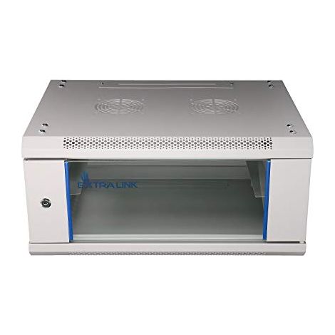Rack mural 19" - Extralink EX.8536 - 4U - 600x450 mm - Gris (1/5)