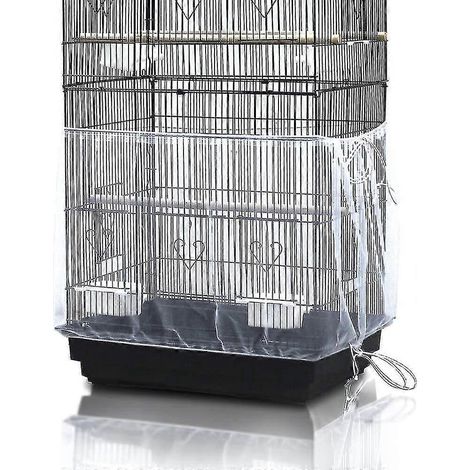 Universeller Vogelkäfig-Samenfänger aus Netzgewebe, Papageienkäfig-Schürze, käfigfrei (1/5)