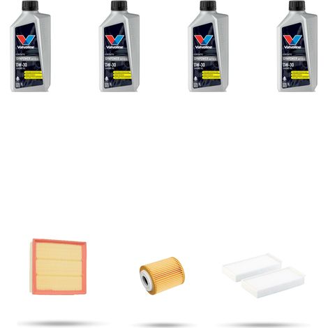 Kit tagliando 3 FILTRI e 4L OLIO compatibile con Citroen C-Elysee 1.5 hdi 75kw dal 2018 (1/5)