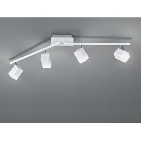 LED Deckenstrahler ROUBAIX 4-flammig Weiß matt, Breite 78cm (1/5)