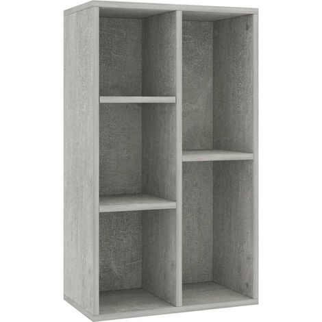 Maison Exclusive - Bücherregal/Sideboard Betongrau 50x25x80 cm Ho
