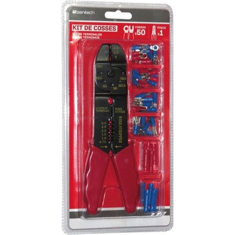 Kit 50 bornes + pinza en estuche - Zenitech