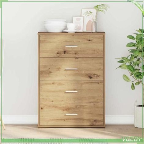 Buffet - ABI - Chêne artisanal - Bois d'ingénierie - 60 x 31 x 84 cm (1/5)