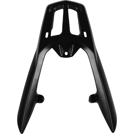 Porte-bagages moto plat et creux, stable, finition polie et sablée, noir mat, compatible avec Click 125/150 et Vario 125/150 (2014-2021) (1/5)