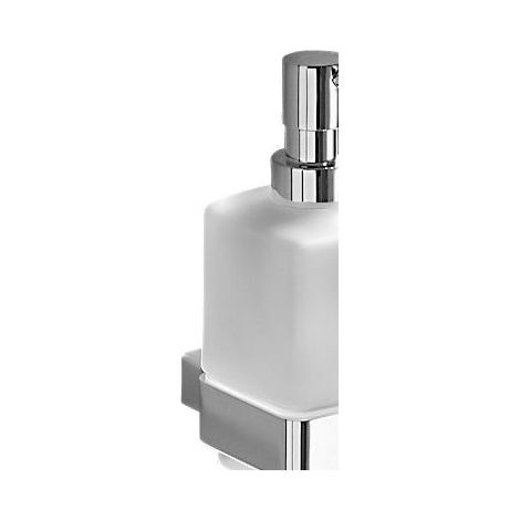 Distributeur De Savon Liquide Avec Verre Satiné Design Moderne Senator (1/4)