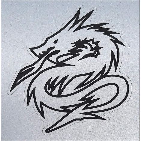 Sticker Adesivo Drago Rifrangente (1/5)