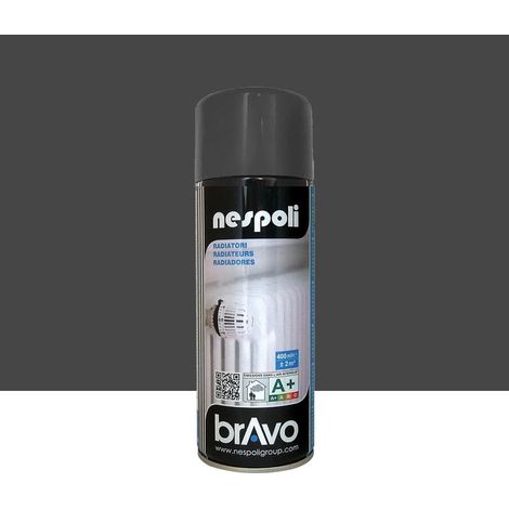 Peinture Aérosol radiateurs NESPOLI (180617)- Gris Anthracite 0,4 L (1/2)