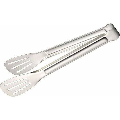 Tongs de Cuisine, Pince Barbecue en Acier Inoxydable, Pince de Cuisson, Cuisson en Acier Inoxydable et Revêtement en Plastique Poignée Pince (1/5)