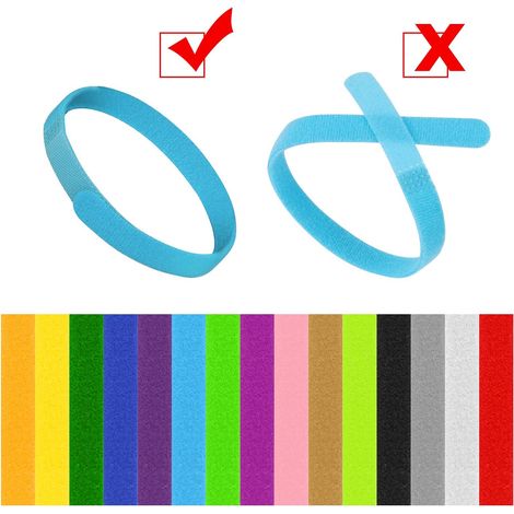Colliers d'identification pour chiots et chatons, lot de colliers réglables en nylon doux pour nouveau-nés, accessoires de repérage et de sécurité pour portées (1/5)