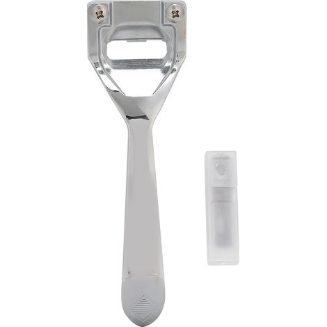 Lot en cuir US type outils de sculpture artisanaux en alliage portable pour matériel fait main (découpeur d'affinage argenté US type avec 3 lames) (1/5)