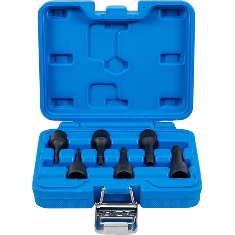 Jeu de Douilles Spiralées 6 pcs 2-10 mm - 3/8, Extraction Vis - Précision et Robustesse, Acier - D-Work (1/5)
