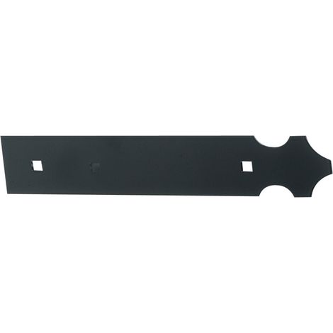 Contre penture aluminium noir longueur 370mm TORBEL 11PAC3J
