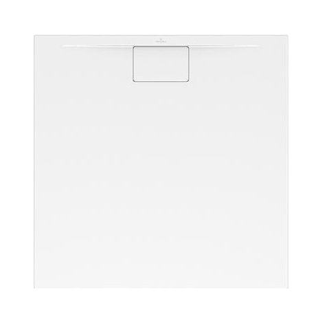 Architectura, Platos de ducha cuadrados, 800 x 15 x 15 mm, Cuadrado, MetalRim White