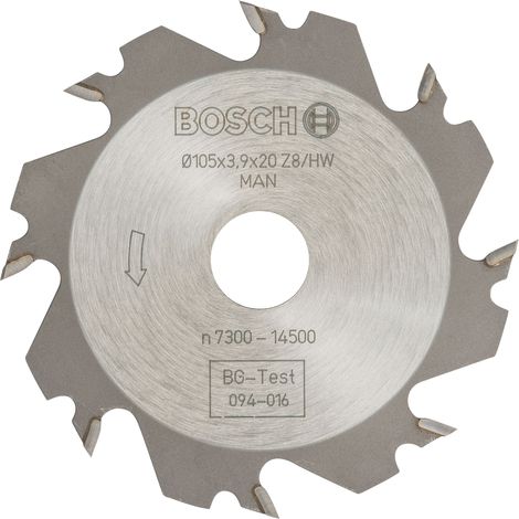 Fresa De Ranurar 105X20-8 - Bosch (1/3)