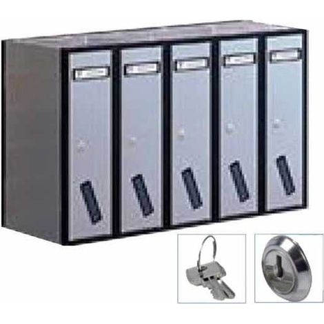 Archivador Vert 5P All Silver 31-505 Silmec