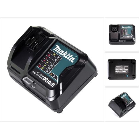 Makita DC 10 SB Schnell Ladegerät für 10,8 - 12V Li-Ion Akkus ( 197363-4 )