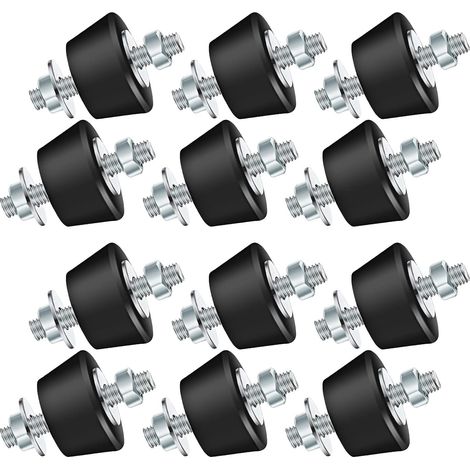 12 Air Conditioning Pads Anti-Vibration Air Conditioning Feet Rubber Air Conditioner Dampers Rubber (1/5)
