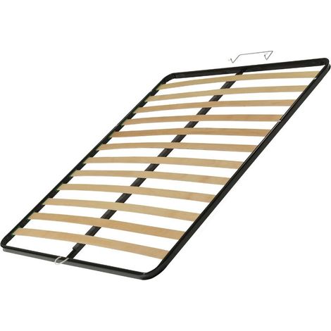 Halbhohe Lattenrost 120 x 190 cm für Bett mit Stauraum