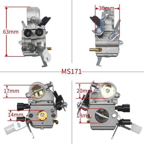 Geeignet für MS171, MS181, MS201, MS211, C1Q-S268 und C1Q-S269 Vergaser (1/4)