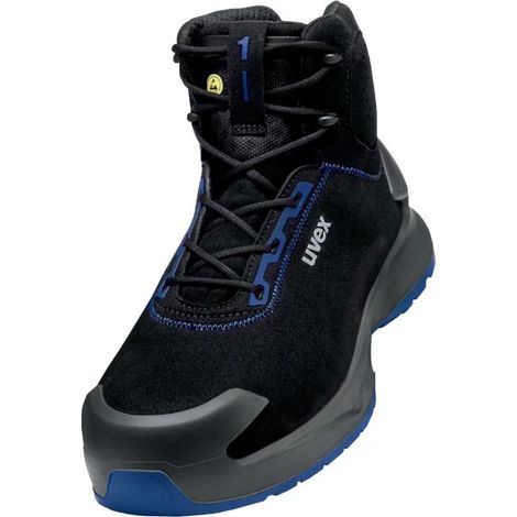 uvex Stiefel 1 x-craft S2 schwarz blau Weite 11 Gr. 49 (1/4)